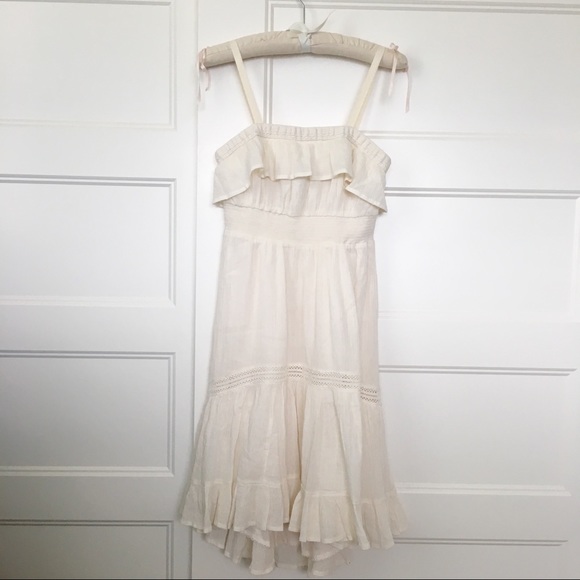 Anthropologie Dresses & Skirts - Anthropologie Cream high-low Dress XS